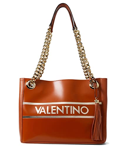 Valentino Luisa Lavoro Gold & Brick Designer Handbag