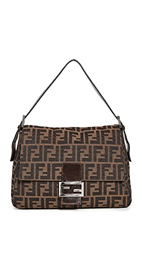 Fendi Zucca Mamma Forever Designer Handbag, Brown
