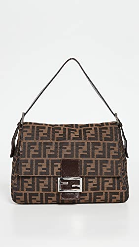 Fendi Zucca Mamma Forever Designer Handbag, Brown