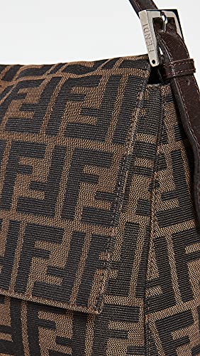 Fendi Zucca Mamma Forever Designer Handbag, Brown