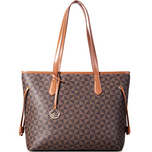 Lekesky Stylish Brown Tote Handbag for Women