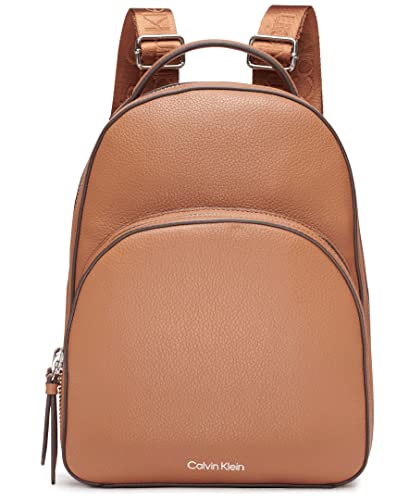 Calvin Klein Estelle Designer Backpack, Caramel