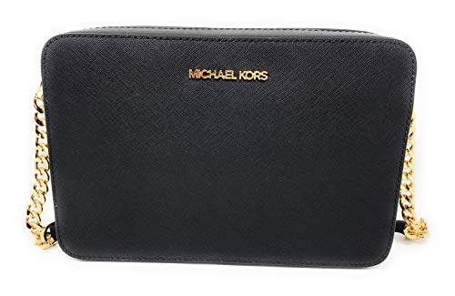 Michael Kors Jet Set Large Crossbody in Black