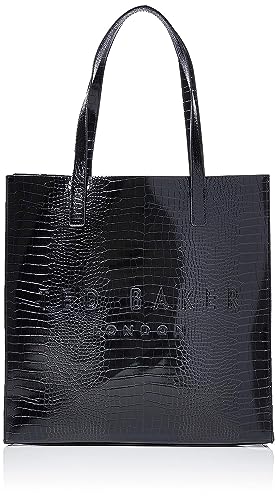 Ted Baker Women's Croccon Icon bag, Black, One Size UK