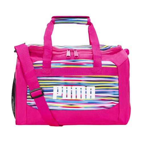 PUMA Kid's Evercat Transformation Jr Duffel Bag, Pink/Multi