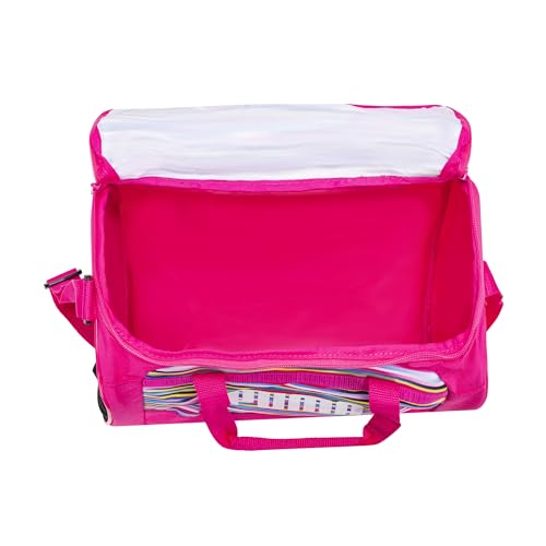 PUMA Kid's Evercat Transformation Jr Duffel Bag, Pink/Multi