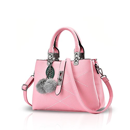 Nicole & Doris 2023 Fashion Handbags: Top Handle Light Pink