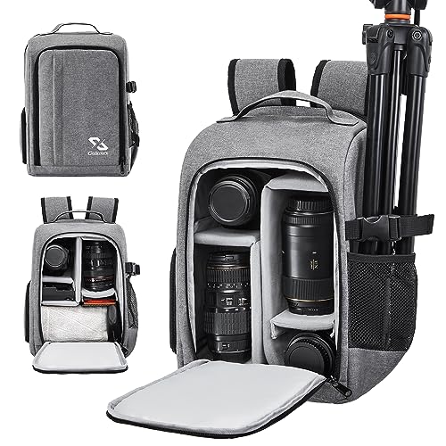 Best Waterproof Camera Backpack Grey Designer Waterproof Camera Backpack for Photographers