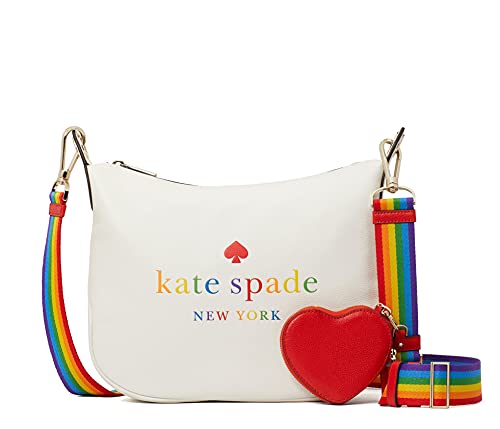 Kate Spade White Dove Rainbow Crossbody Bag