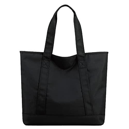 Maymooner Black Tote Bag: Large Capacity Designer Handbag