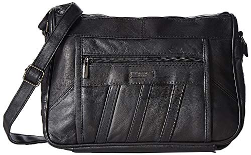 Lorenz Leather Handbag - Schwarz #1968 by Stadlbauer