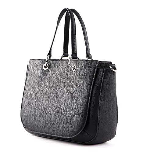 Tommy Hilfiger TH Emblem Satchel Bag - Black