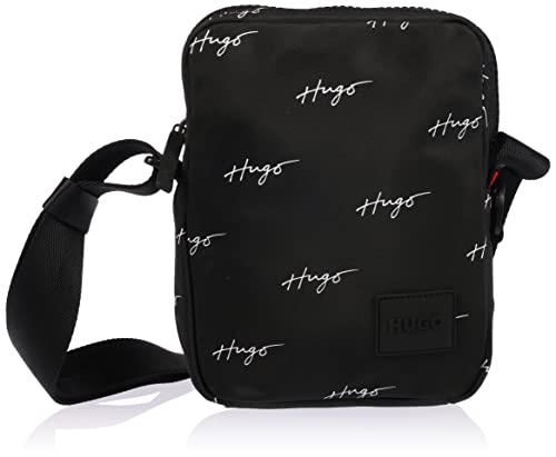 HUGO Men's Black Ethon 2.0 F_ns Zip Reporter