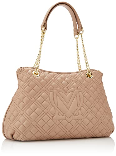 Love Moschino Taupe Designer Shoulder Bag