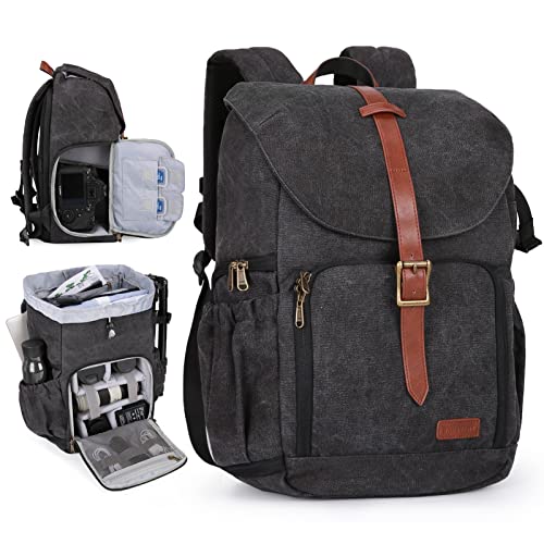 BAGSMART Anti-Theft Camera Backpack with Laptop Compartment