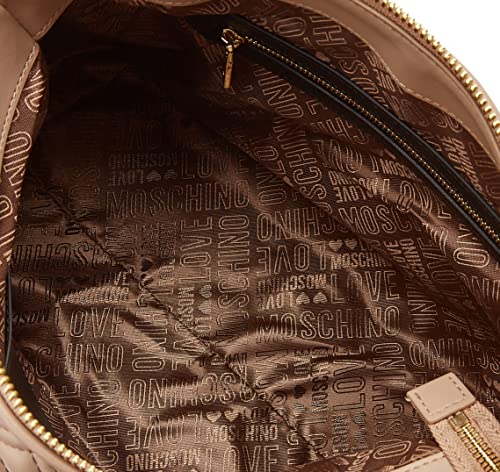 Love Moschino Taupe Designer Shoulder Bag