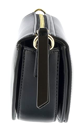 Versace Jeans Couture Black Classic Medallion Embossed Medium Crossbody Bag for womens