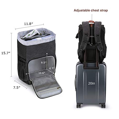 BAGSMART Anti-Theft Camera Backpack with Laptop Compartment