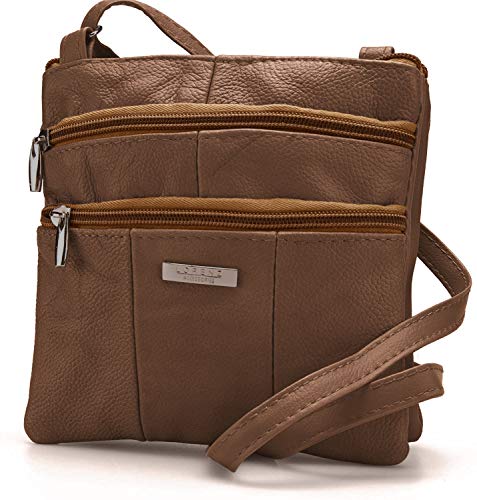 Lorenz Authentique Soft Leather Shoulder Bag - Brown