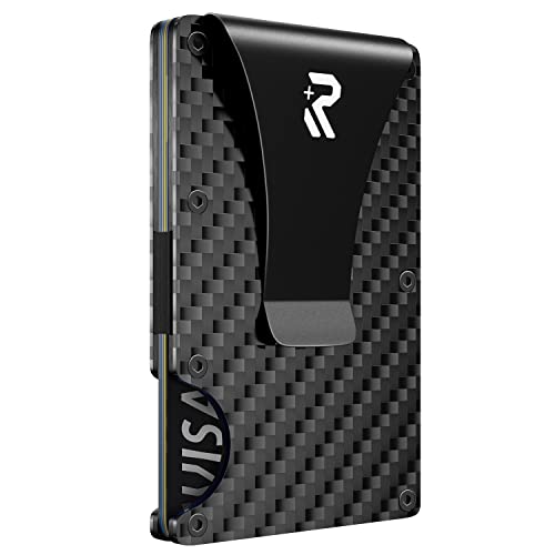 RealPlus RFID NFC Schutz Kartenetui für Herren (Kohlefaser)