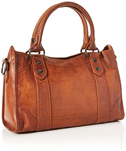 Cognac Frye satchel style handbags for women