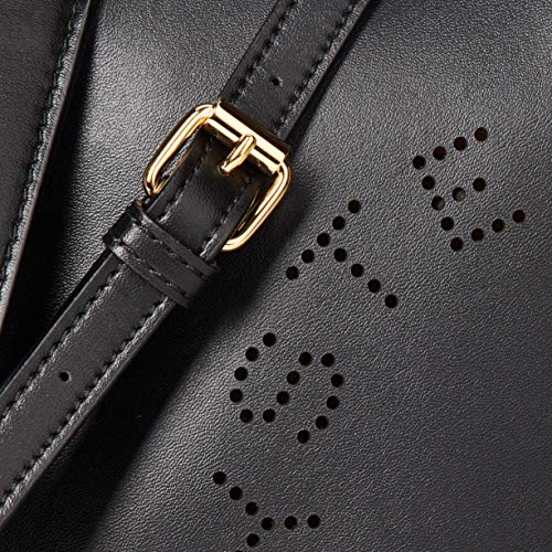 Stella McCartney Black Handbag with Logo Pouch