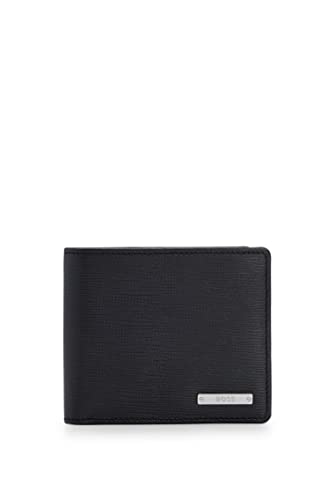 Italian Leather Boss Men's Wallet with CC Logo
