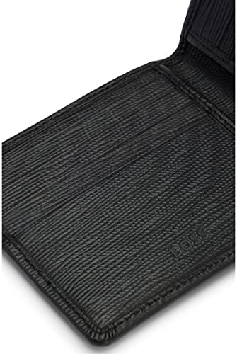 Italian Leather Boss Men's Wallet with CC Logo