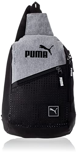 PUMA Unisex Evercat Heather Grey Sling Backpack