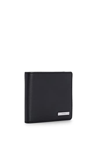 Italian Leather Boss Men's Wallet with CC Logo
