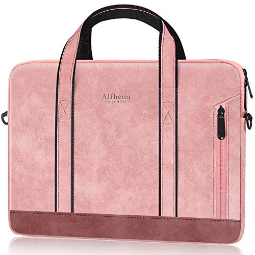 Alfheim Waterproof Leather Laptop Bag for Women/Men/ Business