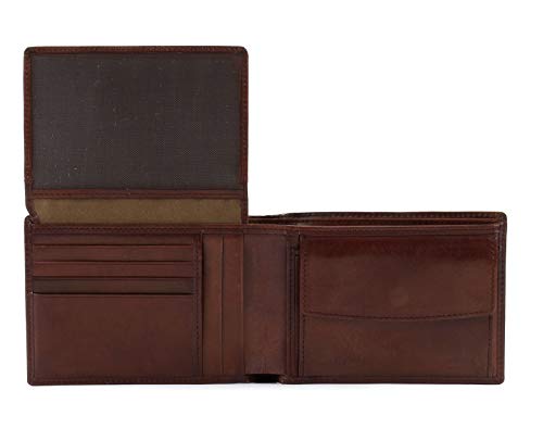 The Bridge Men's Brown Wallet 01405701-14