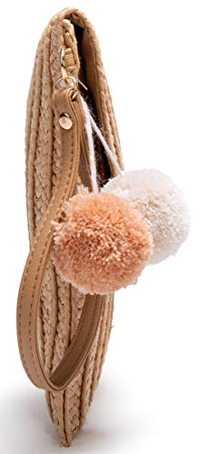 Hand-Woven Straw Designer Crossbody Bag