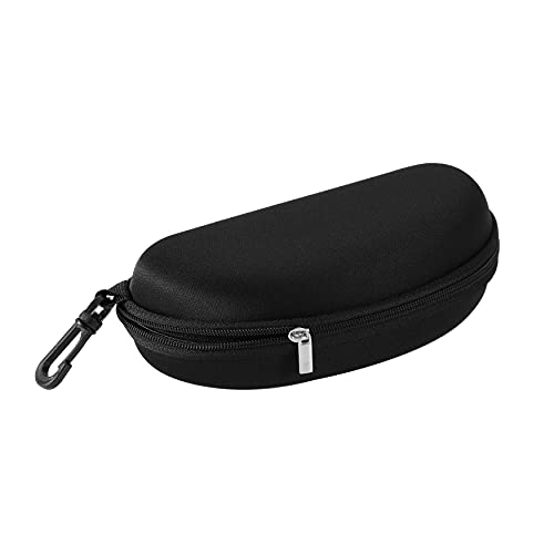 Black Zip Case and Cleaning Cloth for Sunglasses