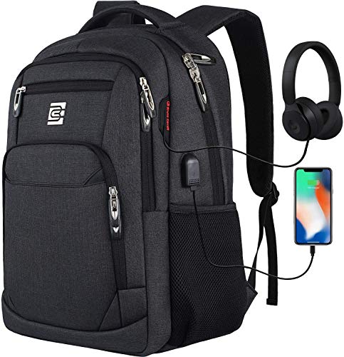 Marcello Laptop Backpack: USB Charging, Anti-Theft, Water Resistant
