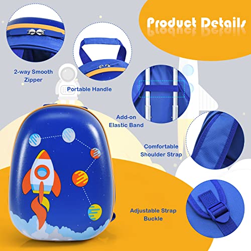 Goplus Astronaut Kids Carry On Luggage Set - 2PCS