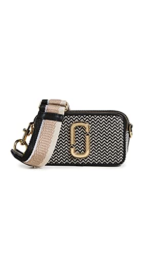 Marc Jacobs Black Multi Media Snapshot Handbag