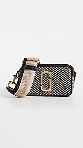 Marc Jacobs Black Multi Media Snapshot Handbag