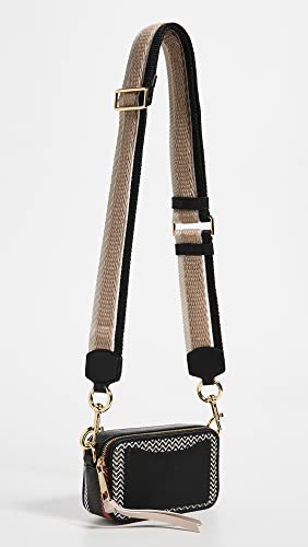 Marc Jacobs Black Multi Media Snapshot Handbag