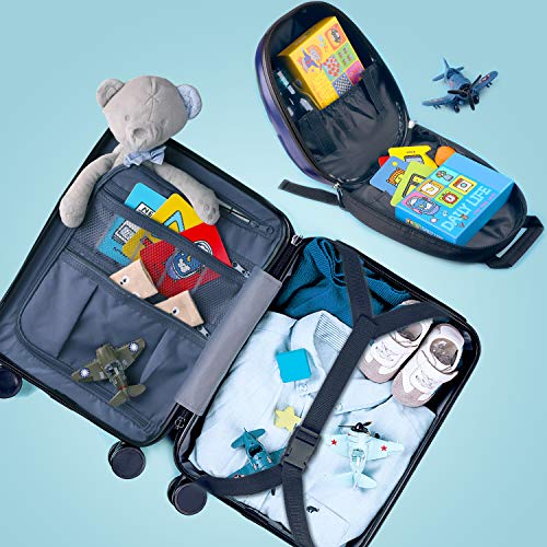 Designer Handbags Set with Rolling Luggage & Backpack