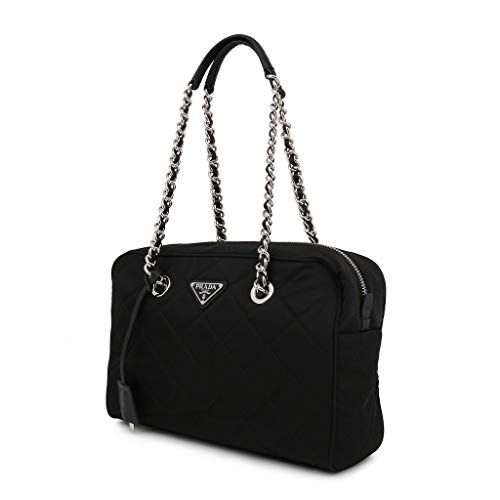 Prada Black Nylon Handbag - Women's Designer 1BB903