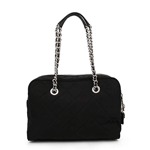 Prada Black Nylon Handbag - Women's Designer 1BB903