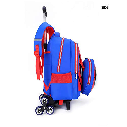 GLOOMALL Cartoon School Backpack with Six Wheels