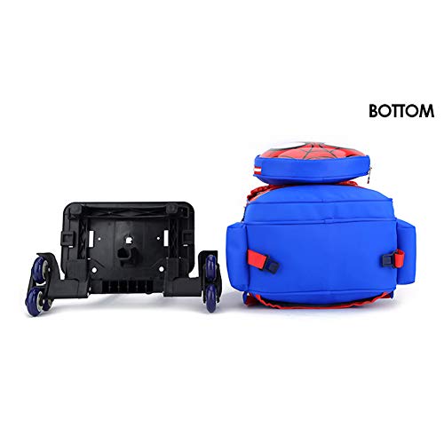 GLOOMALL Cartoon School Backpack with Six Wheels