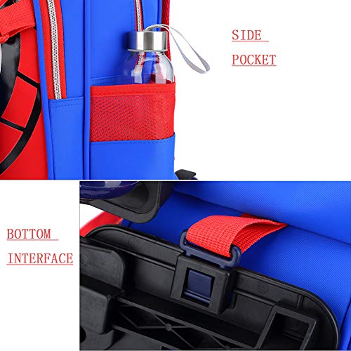 GLOOMALL Cartoon School Backpack with Six Wheels