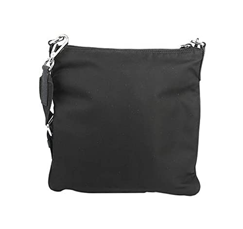 Prada Medium Black Nylon Messenger Crossbody Bag, Unisex