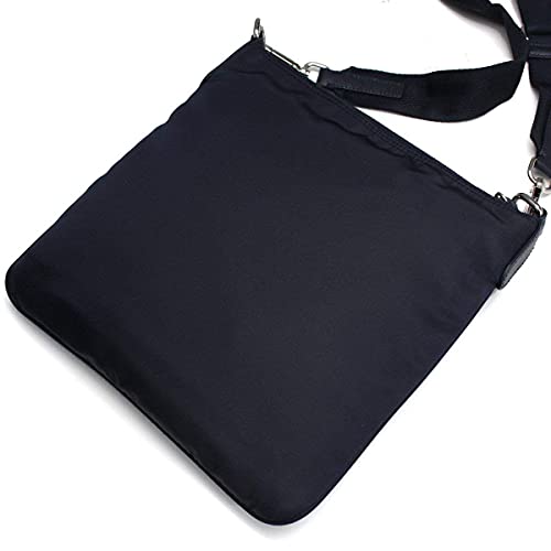 Prada Medium Black Nylon Messenger Crossbody Bag, Unisex