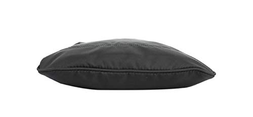 Prada Medium Black Nylon Messenger Crossbody Bag, Unisex