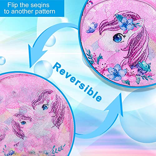 Modern Butterfly Unicorn Designer Handbag - Kids Roller Wheels