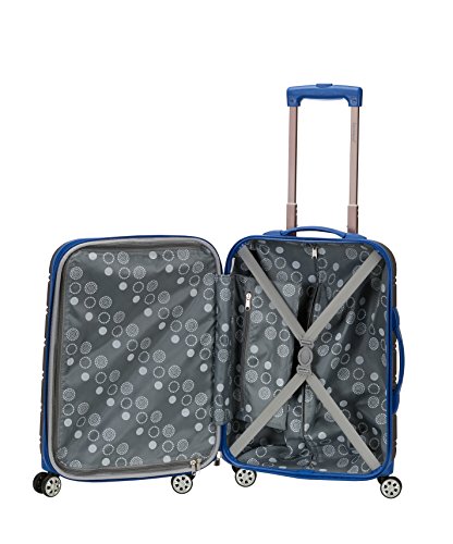 Rockland Melbourne Grey Hardside Spinner Wheel Designer Handbags